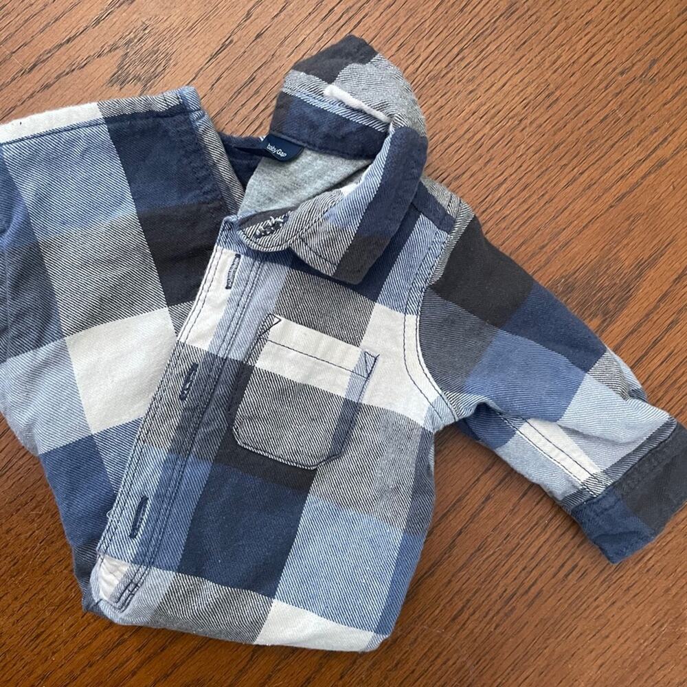 Baby Gap Plaid Romper size 3-6m - Picture 6 of 6
